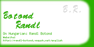 botond randl business card